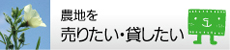 農地を売りたい、貸したい